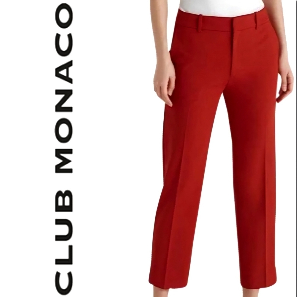 Nwt! Club Monaco Renay Low Rise Slim Crop Pants